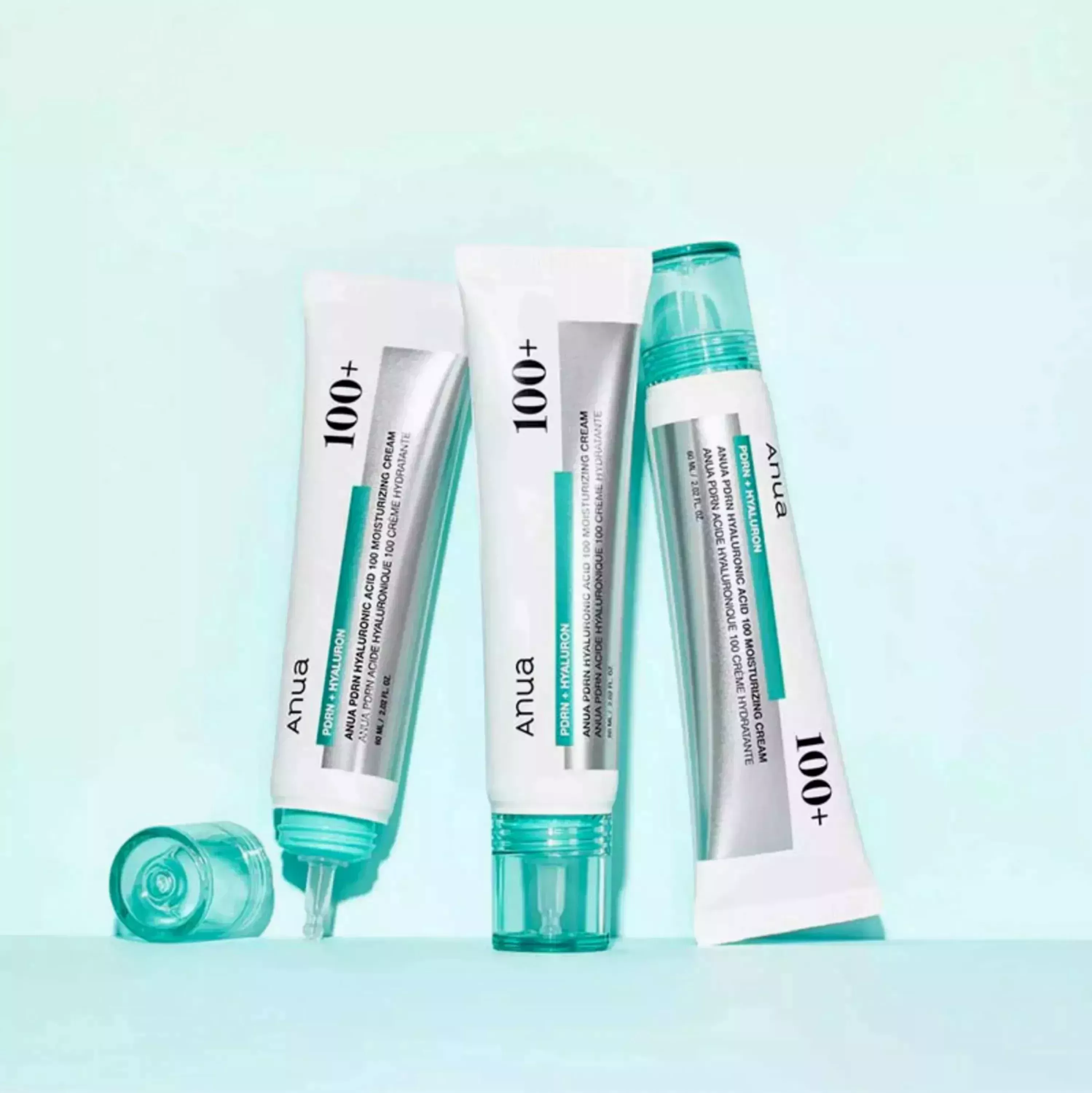 Зволожуючий крем з гіалуроновою кислотою та PDRN ANUA PDRN Hyaluronic Acid 100 Moisture Cream, 60 ml