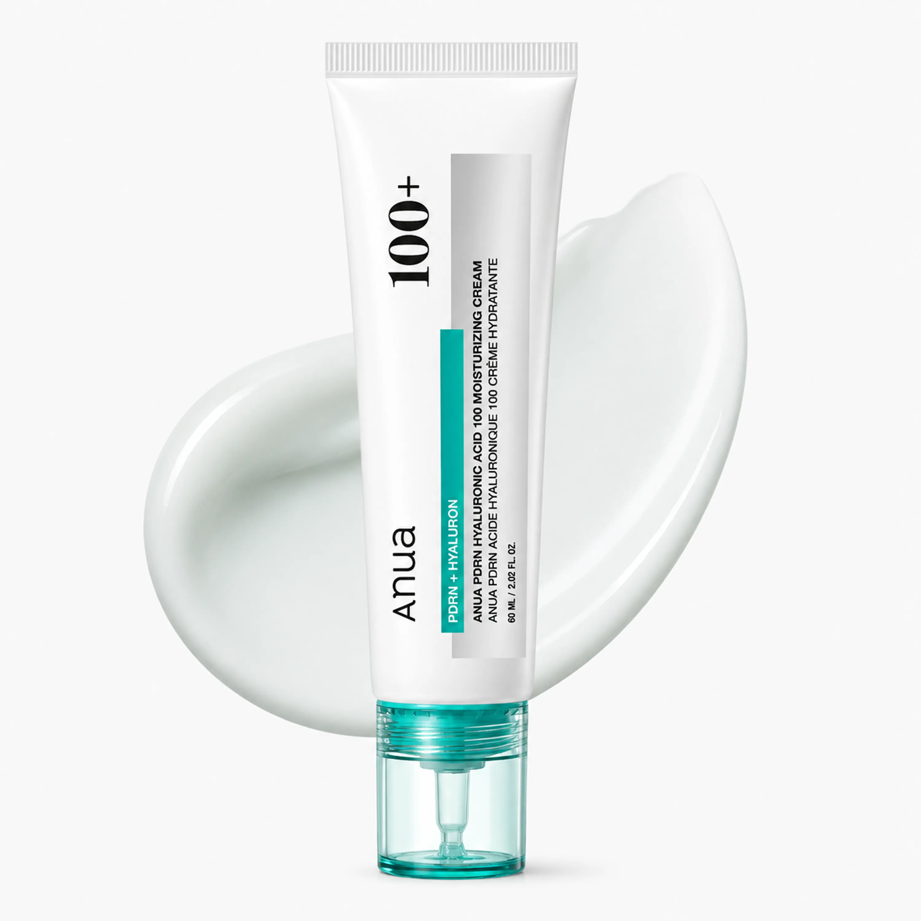Зволожуючий крем з гіалуроновою кислотою та PDRN ANUA PDRN Hyaluronic Acid 100 Moisture Cream, 60 ml