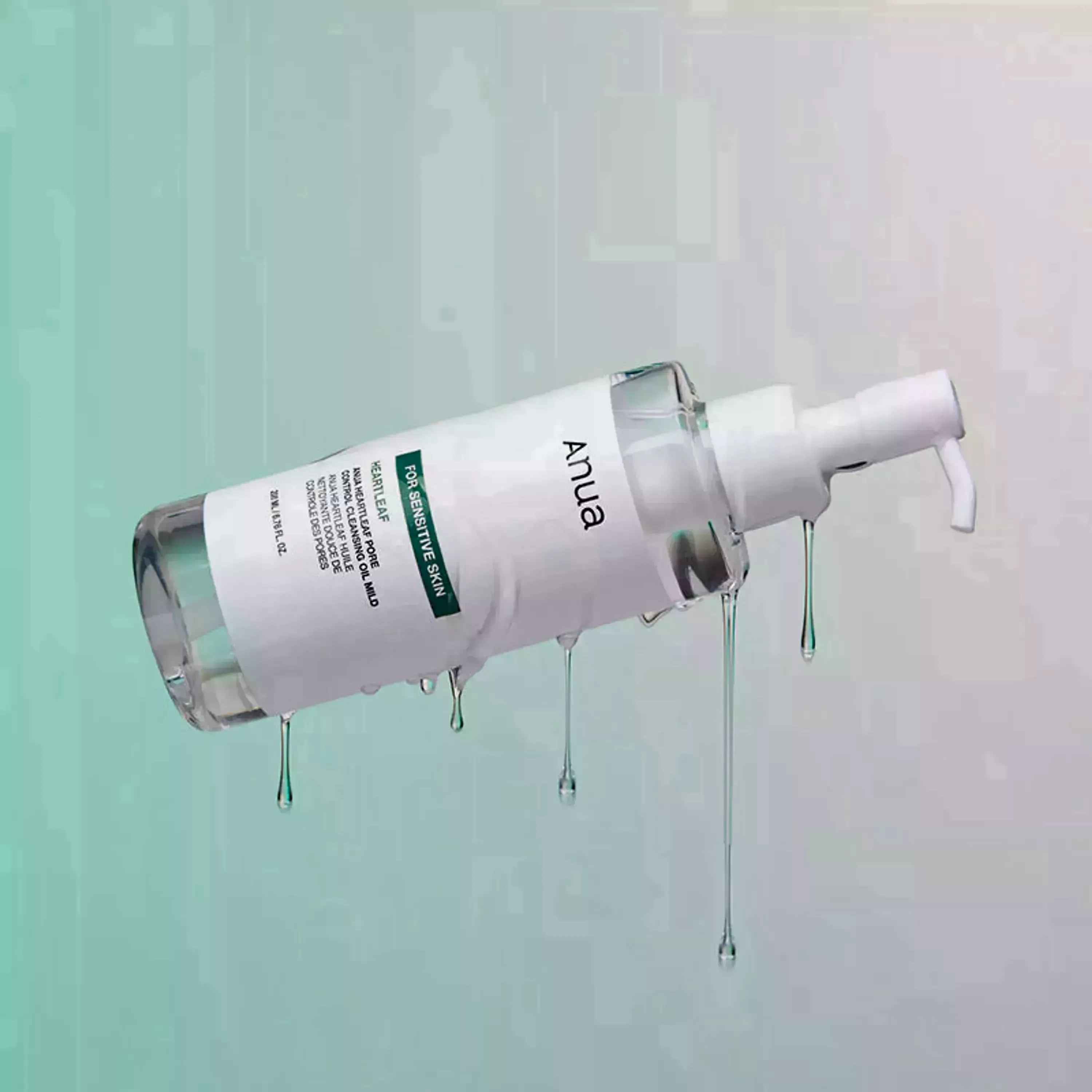 Некомедогенна гідрофільна олія для чутливої шкіри ANUA Heartleaf Pore Control Cleansing Oil Mild, 200 мл 