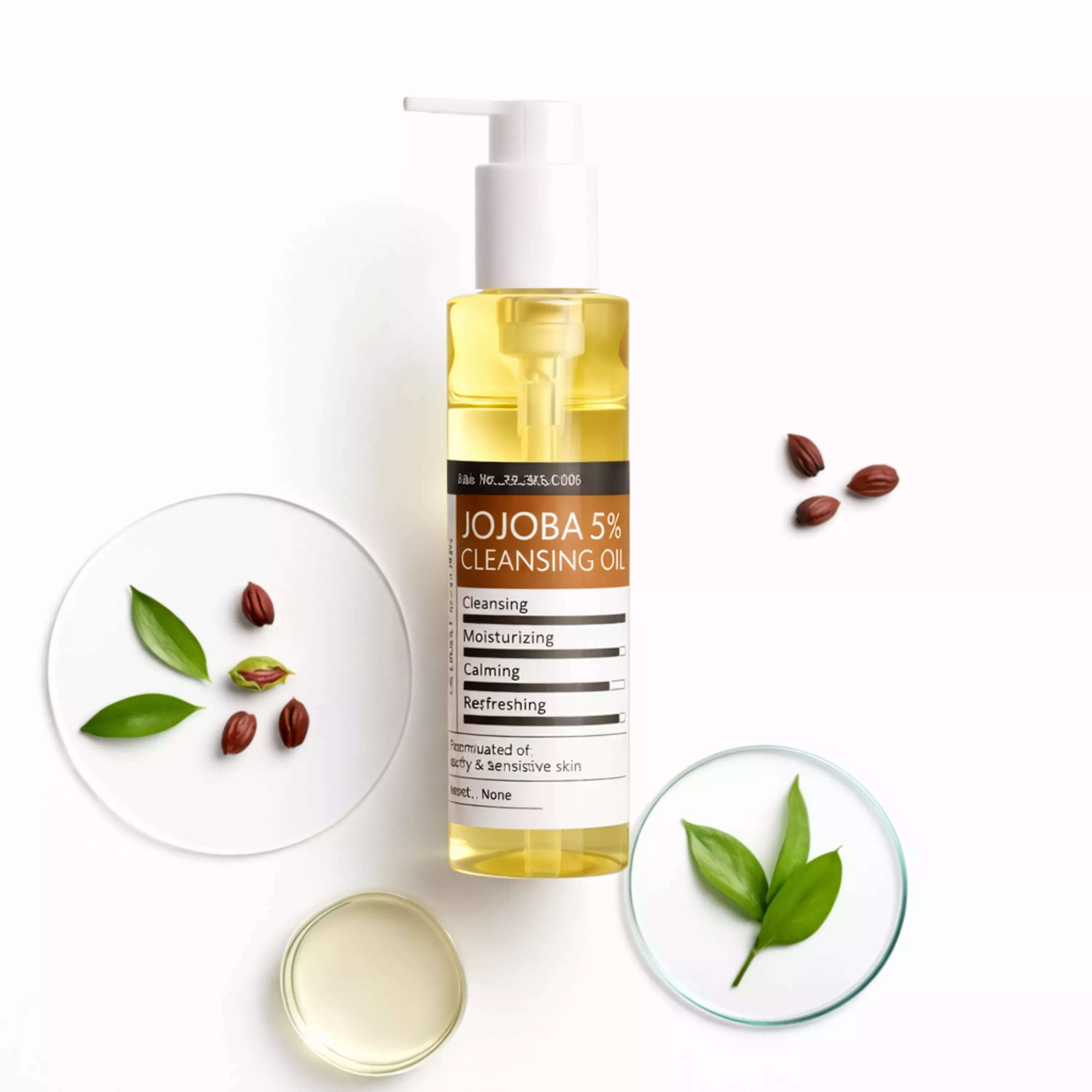 Derma Factory Jojoba 5% Cleansing Oil, 150 ml - Гідрофільна олія з олією жожоба