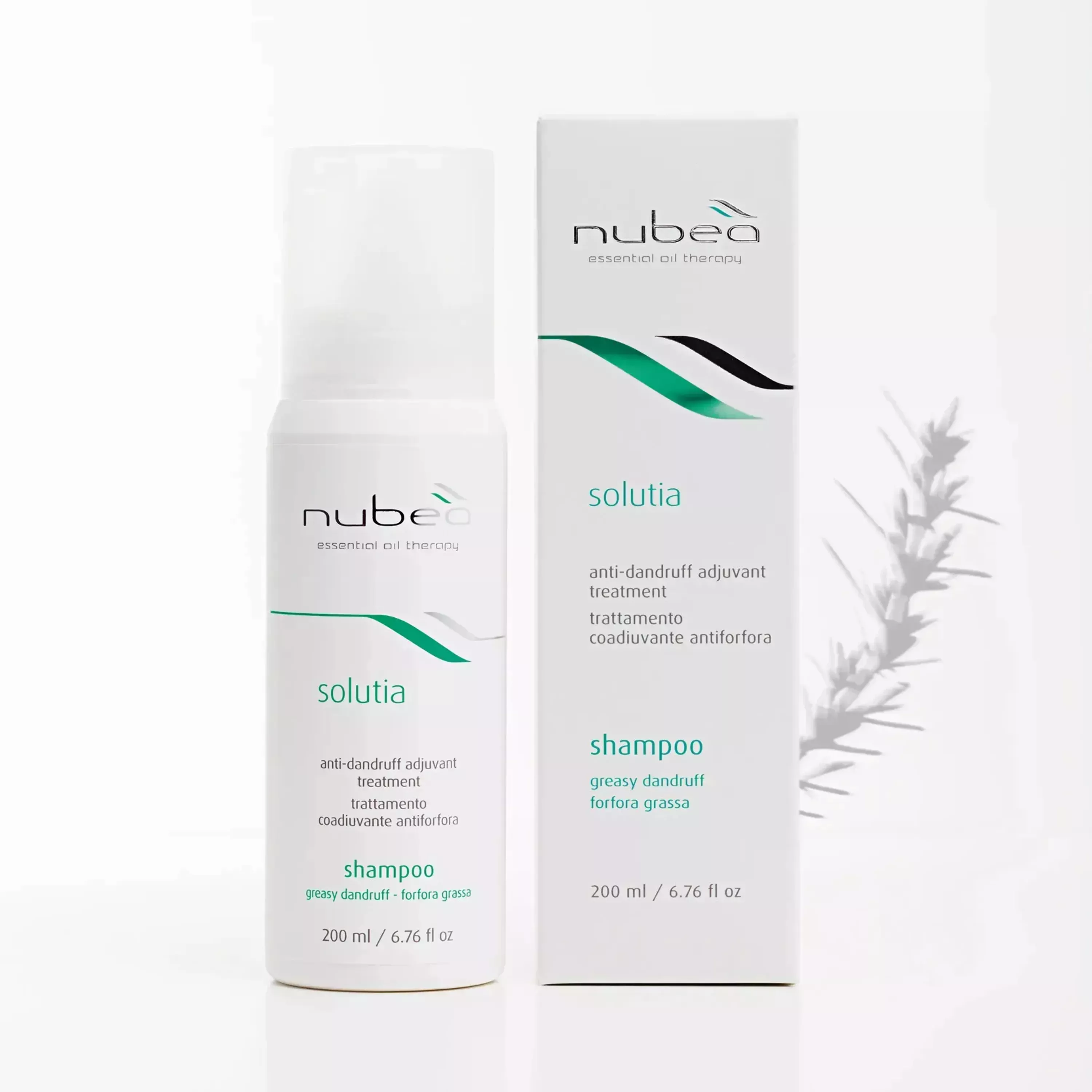 Шампунь проти жирної лупи Nubea Solutia, 200 мл