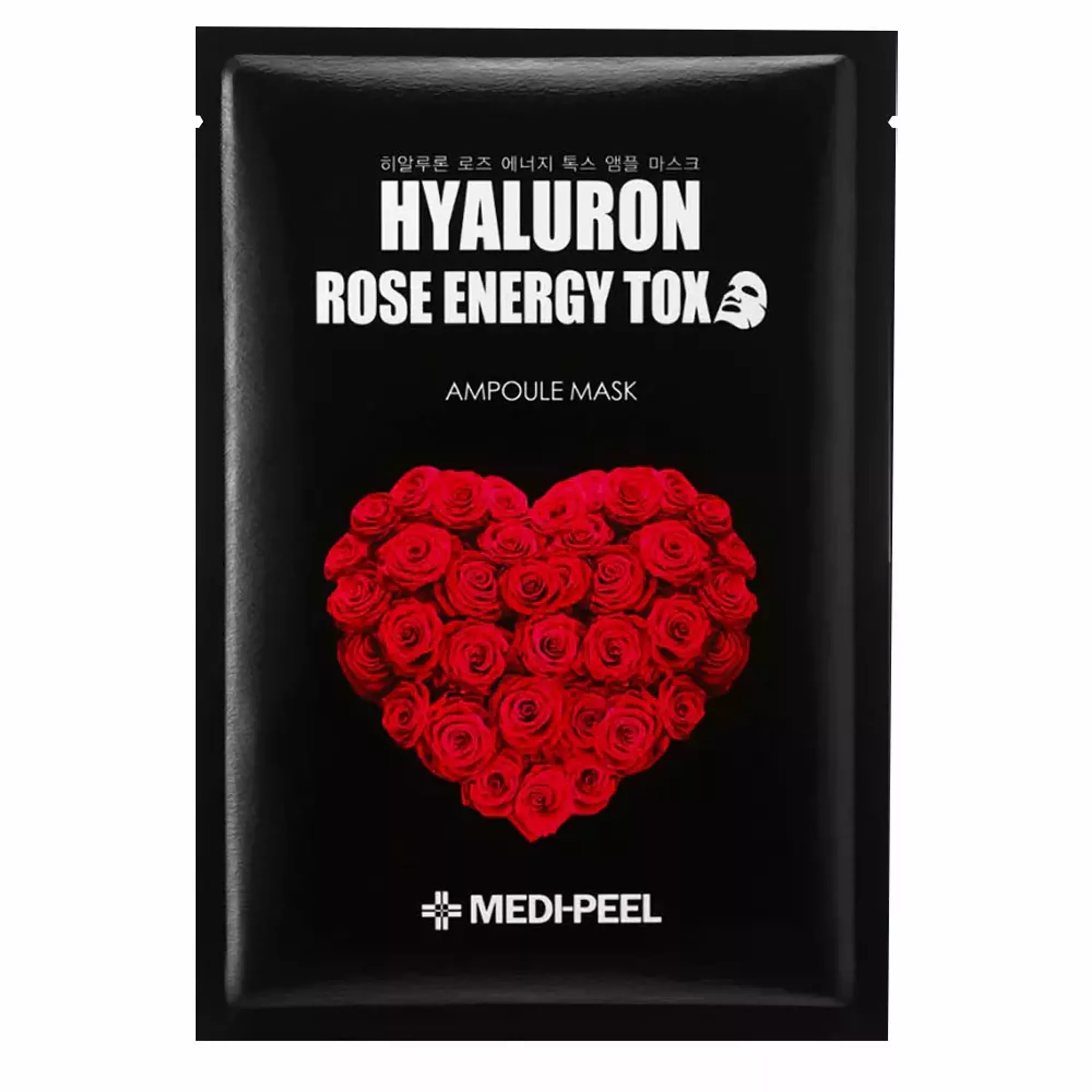 Тканинна маска для обличчя з трояндою MEDI-PEEL Hyaluron Rose Energy Tox Ampoule Mask 1 шт., 30 мл 