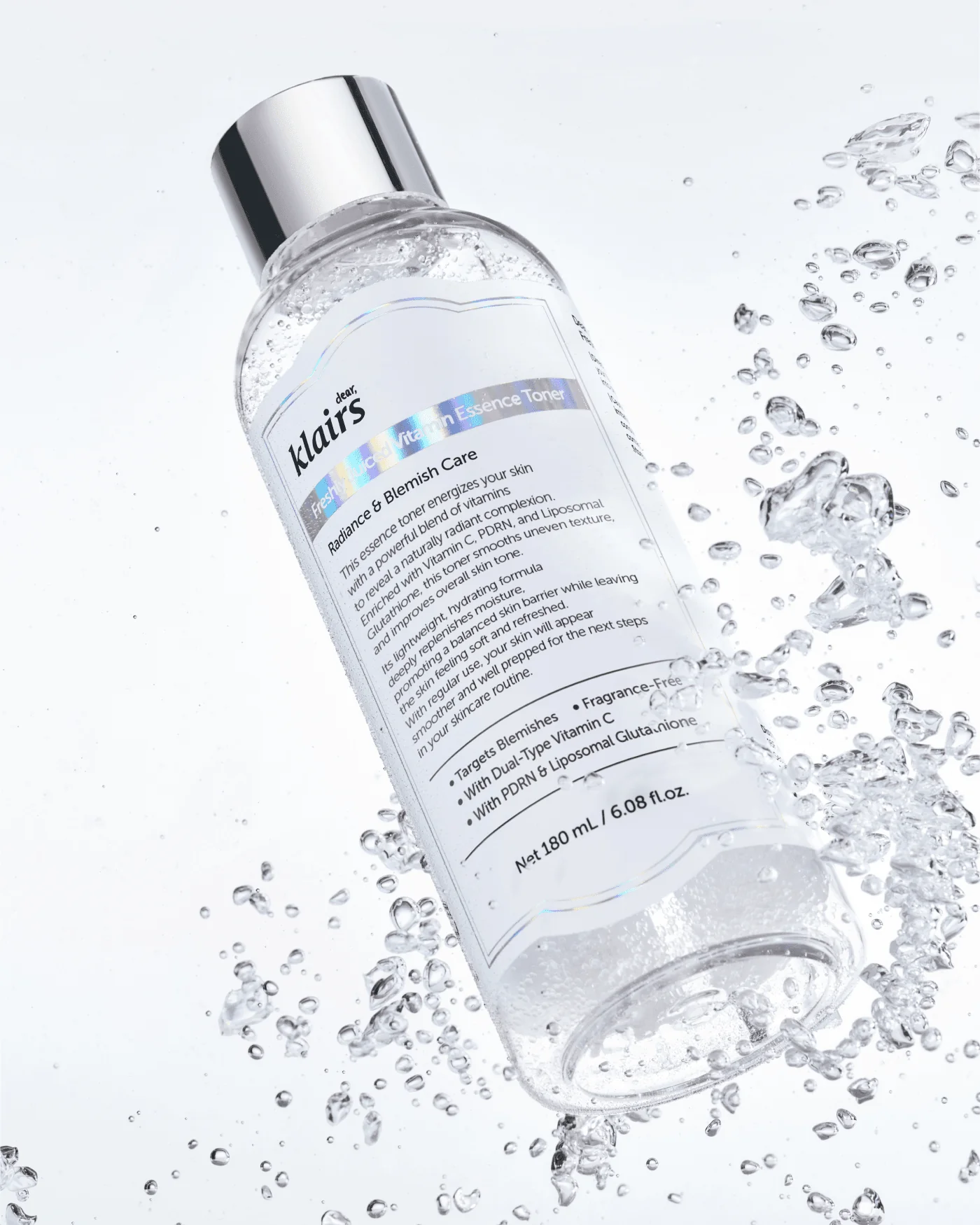 Тонер-есенція з вітаміном C DEAR, KLAIRS Freshly Juiced Vitamin Essence Toner, 180 мл