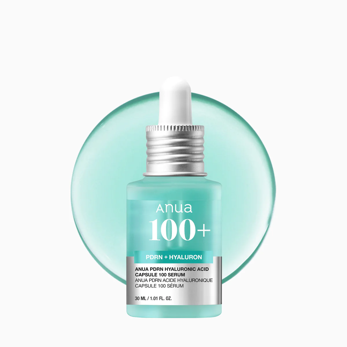 Сироватка для омолодження, зволоження та сяйва шкіри ANUA PDRN Hyaluronic Acid Capsule 100 Serum, 30 ml 