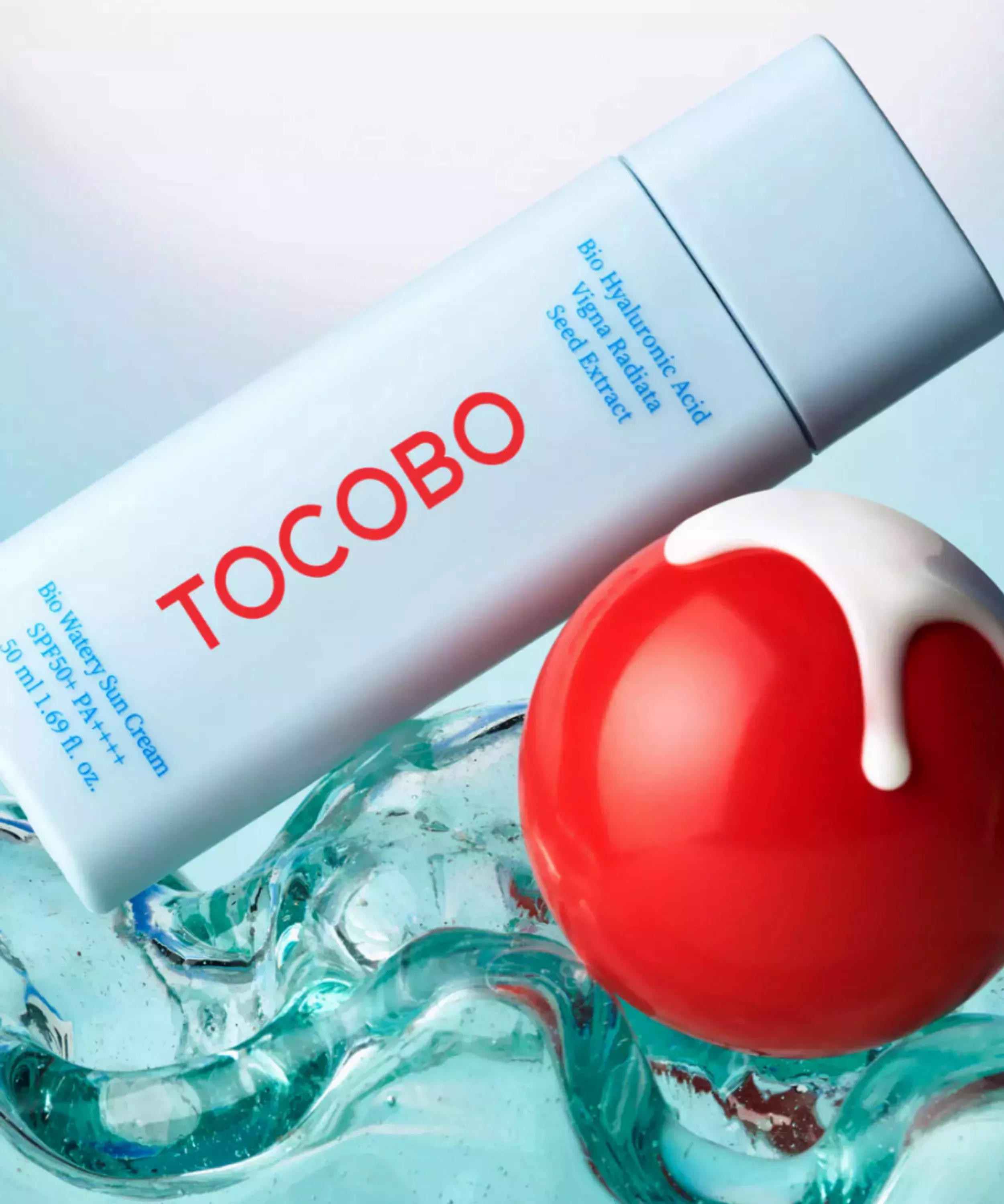 Легкий зволожуючий сонцезахисний крем Tocobo Bio Watery Sun Cream SPF50+/PA++++, 50 мл