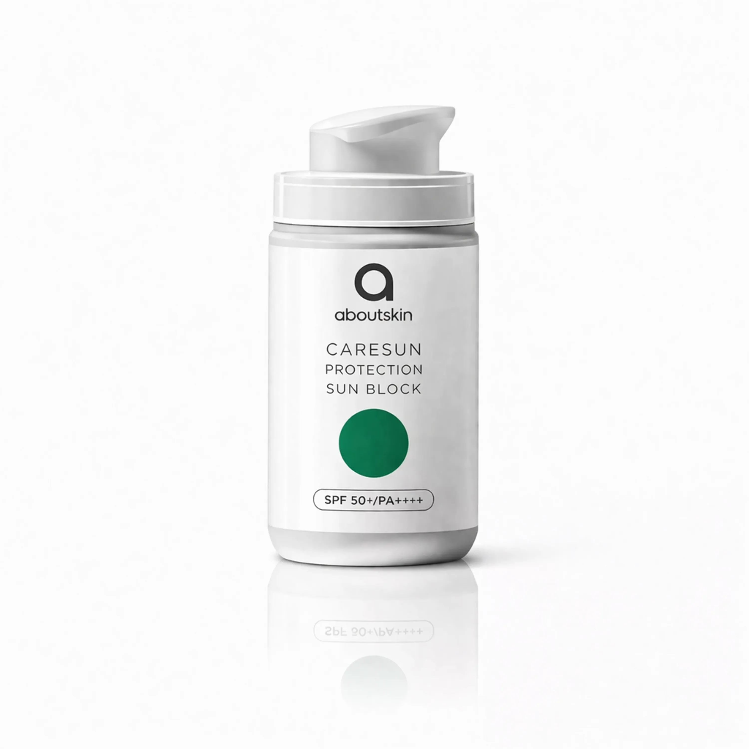 Матуючий та протизапальний сонцезахисний крем ABOUT SKIN Caresun Probiotic Matify Sun Block SPF50+/PA++++, 30 мл