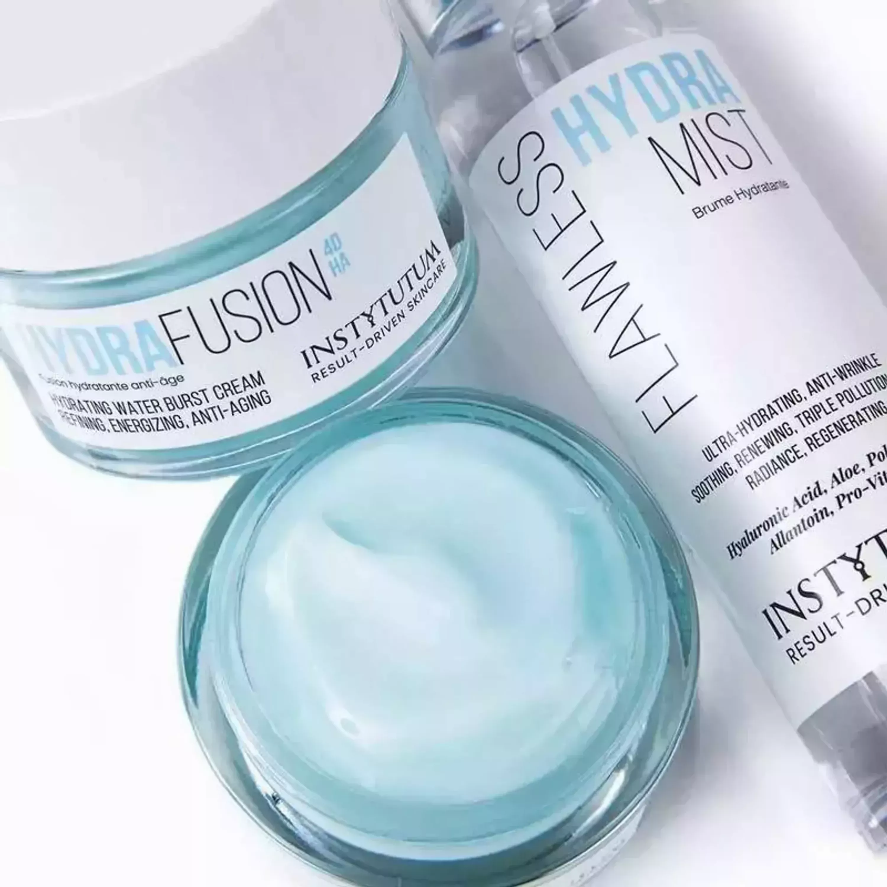 ЗВОЛОЖУЮЧИЙ КРЕМ-ГЕЛЬ INSTYTUTUM HYDRAFUSION 4D HA HYDRATING WATER BURST CREAM, 50 ML