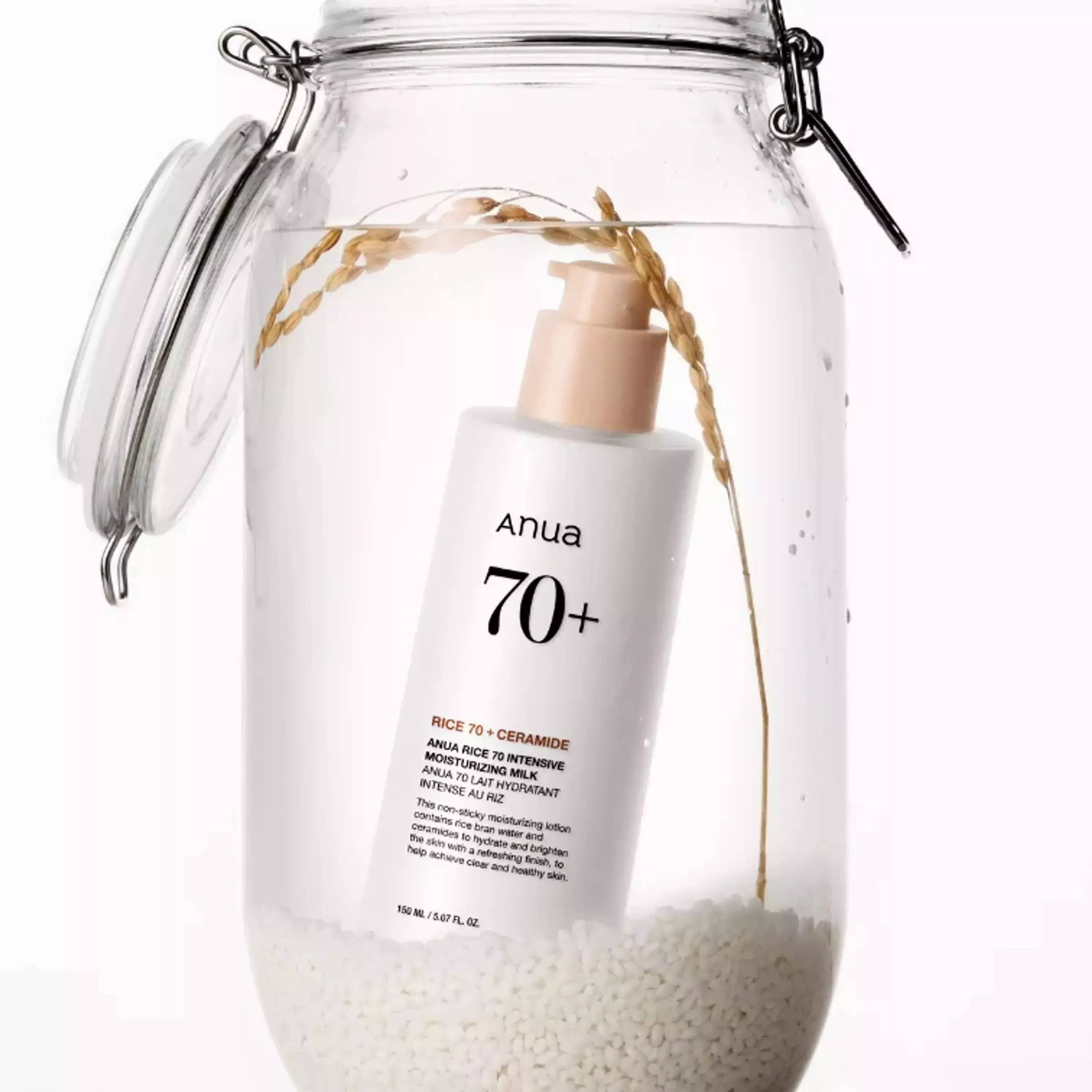 Зволожувальне молочко-емульсія Anua Rice 70 Intensive Moisturizing Milk, 150 ml