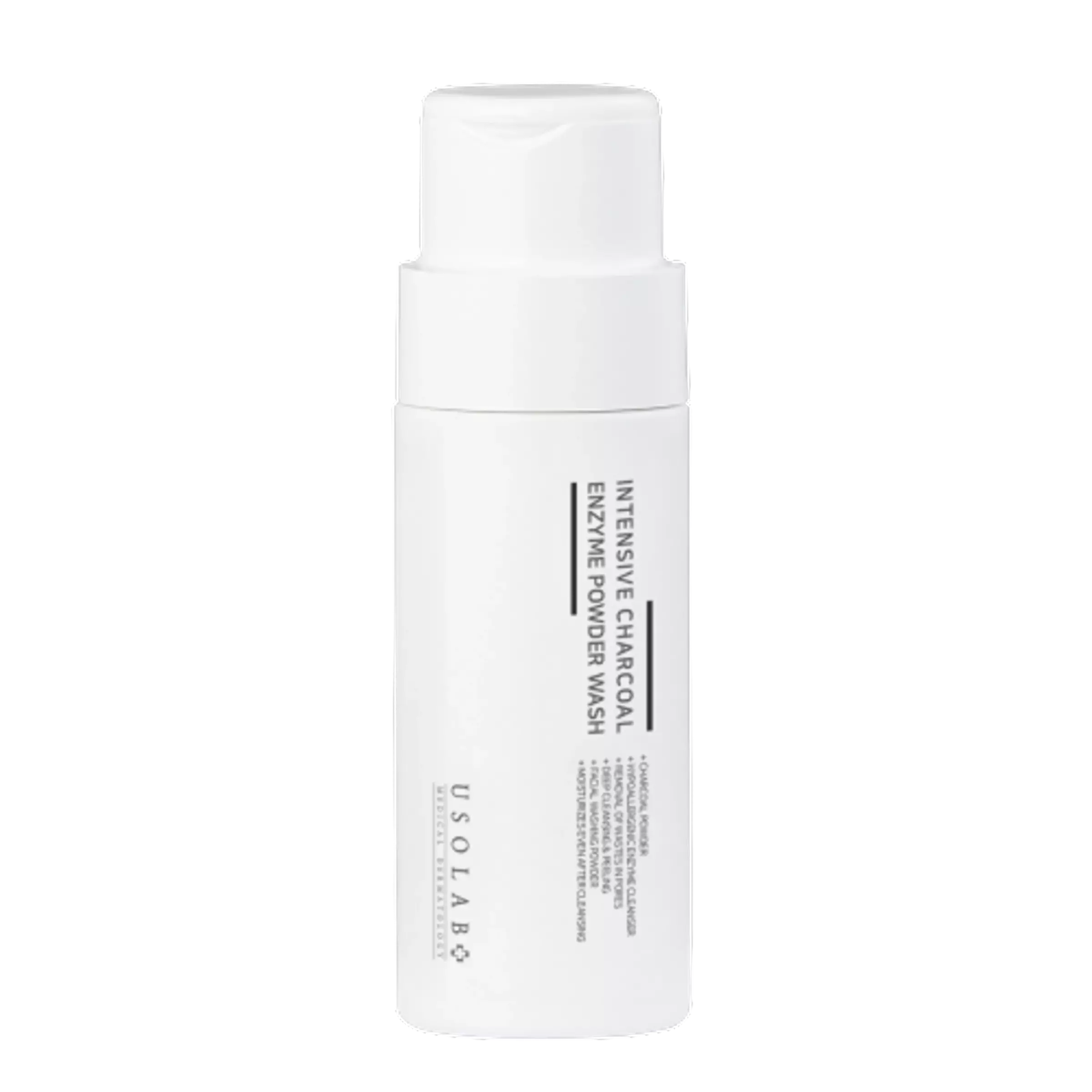 Ензимна пудра для жирної та проблемної шкіри з вугіллям USOLAB INTENSIVE CHARCOAL ENZYME POWDER WASH 50 G