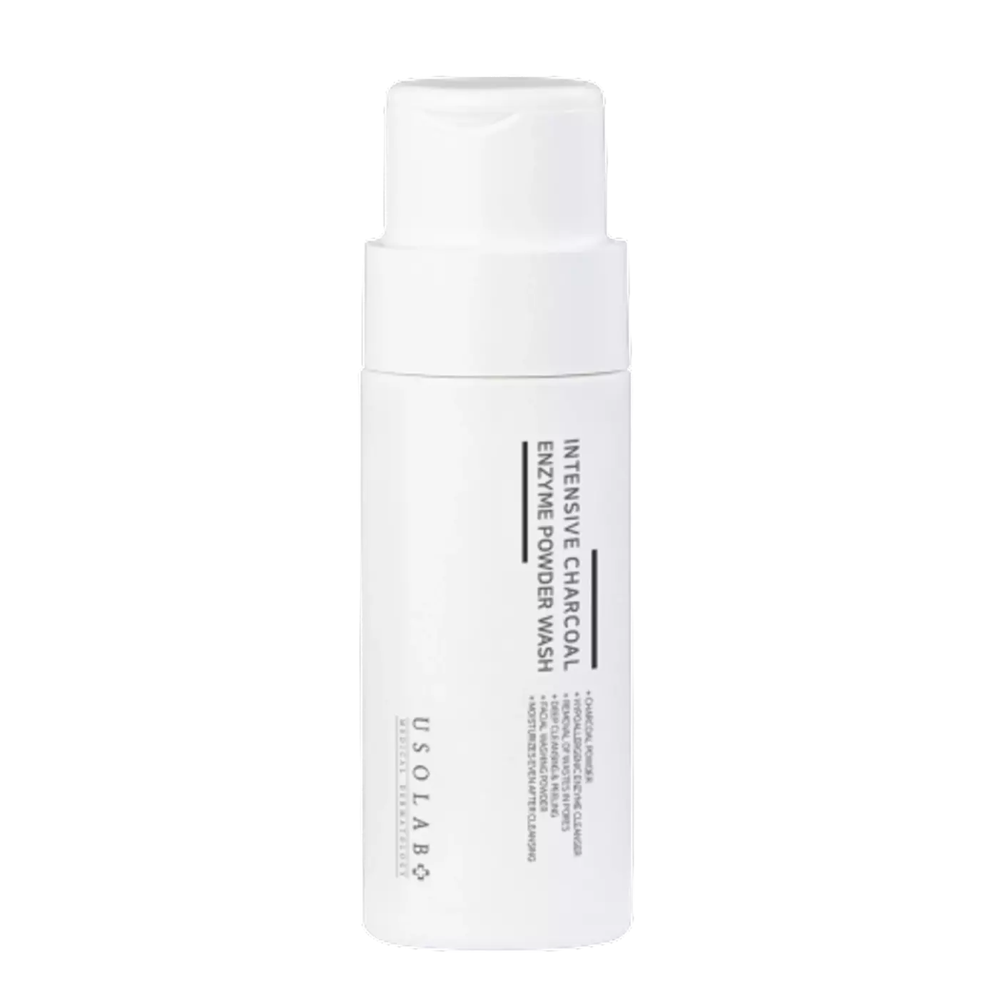 Ензимна пудра для жирної та проблемної шкіри з вугіллям USOLAB INTENSIVE CHARCOAL ENZYME POWDER WASH 50 G