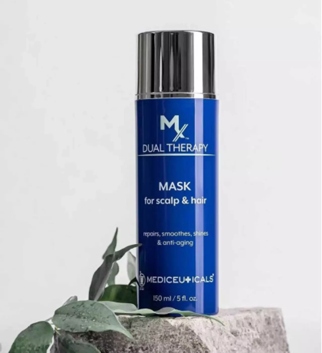 Відновлююча та антивікова маска для волосся і шкіри голови Mediceuticals MX Dual Therapy™, 150 мл