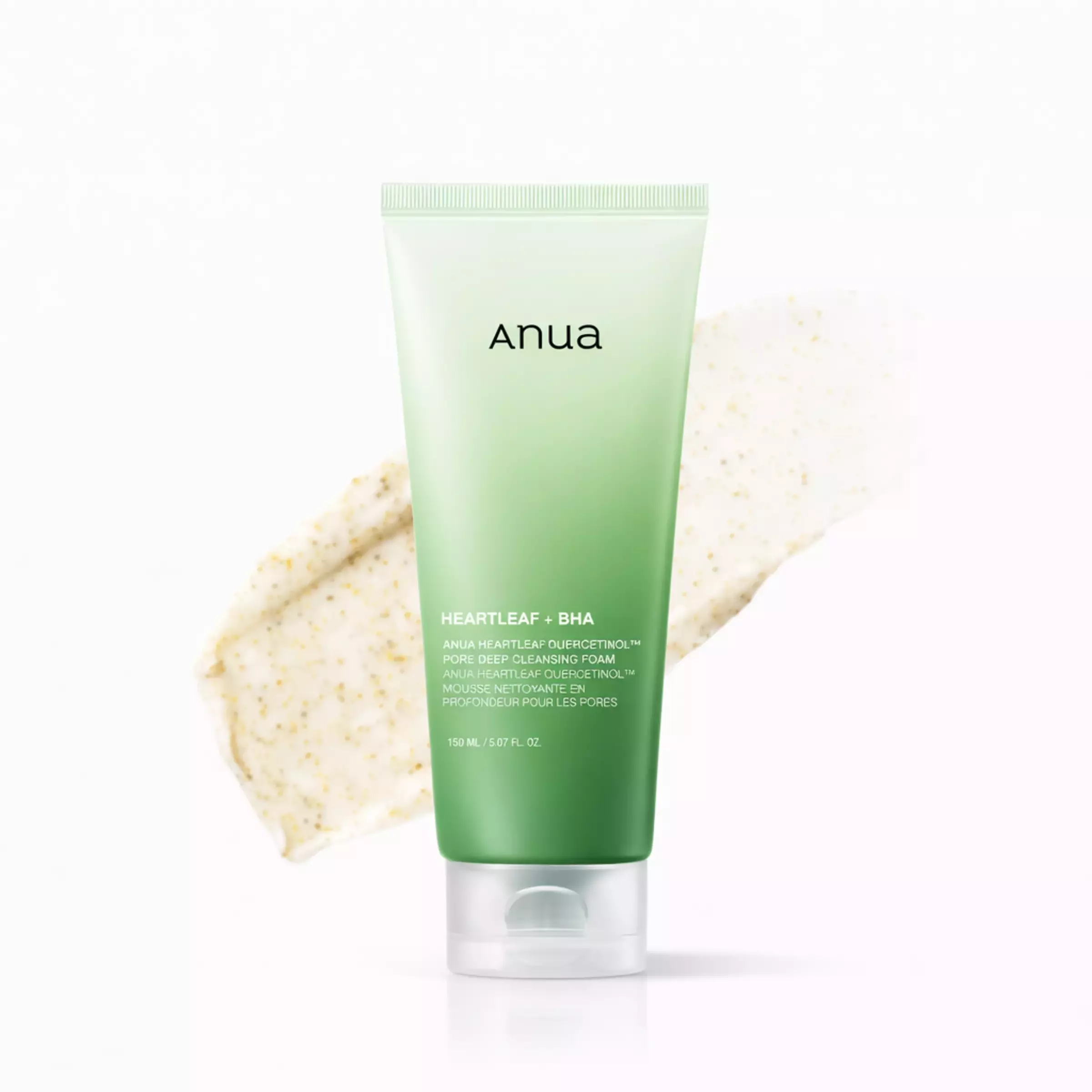 Глибокоочисна пінка для вмивання Anua Heartleaf Quercetinol Pore Deep Cleansing Foam, 150 ml