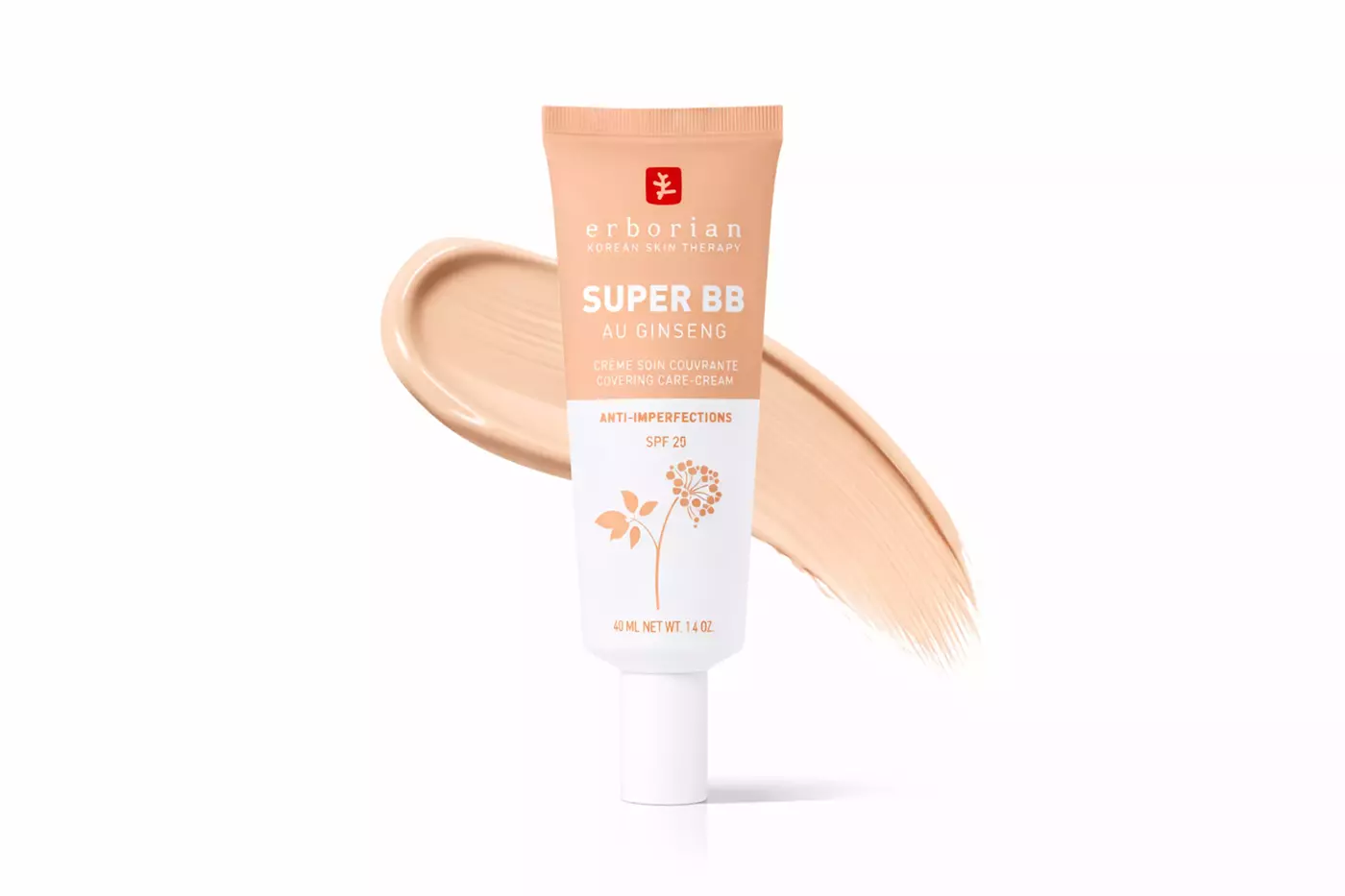 BB-крем для обличчя ERBORIAN SUPER BB 40 ml, #Nude