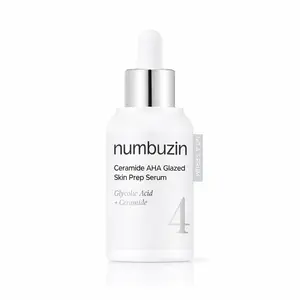 Зволожуюча пілінг-сироватка з кислотами та керамідами Numbuzin No.4 Ceramide AHA Glazed Skin Prep Serum, 30 мл
