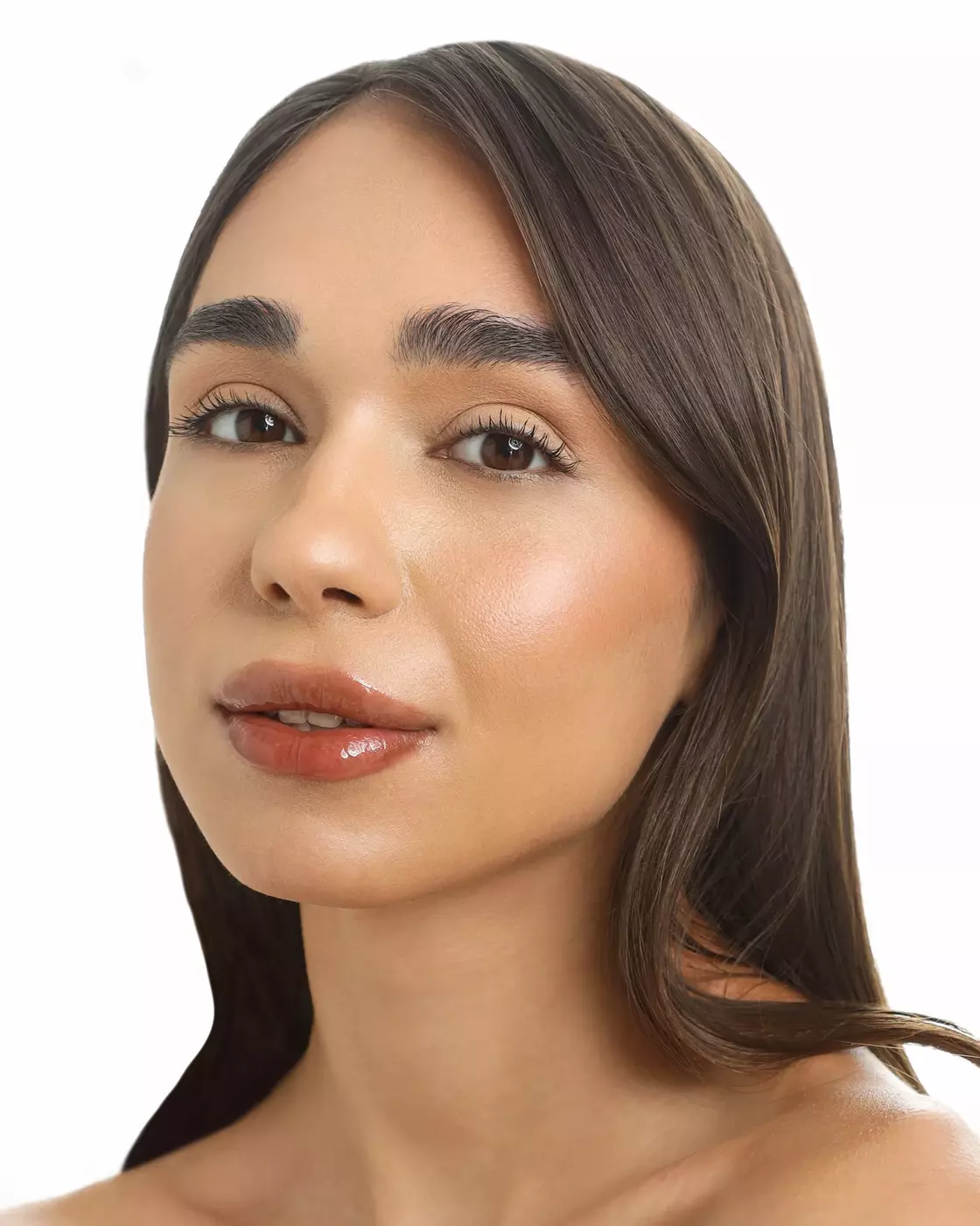 Блиск для губ з ментолом UNICO LIP GLOSS with menthol BROWNIE, 12 ml