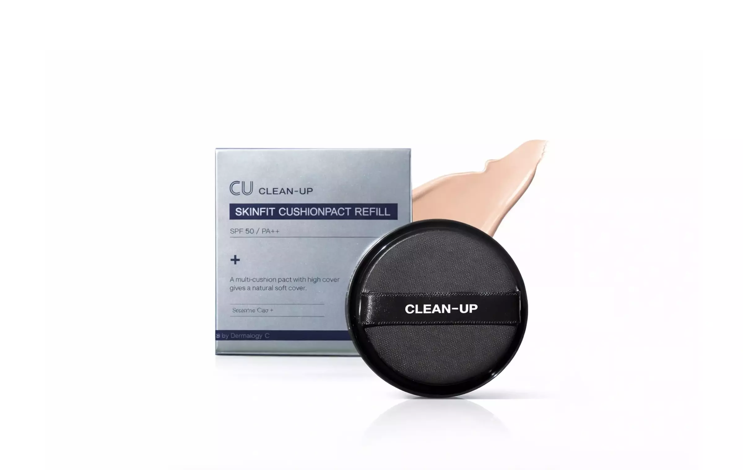 Змінний блок до інноваційного кушону (23 тон) CUSKIN Clean-Up Skinfit Cushionpact No.23 SPF 50+ PA+++ REFILL