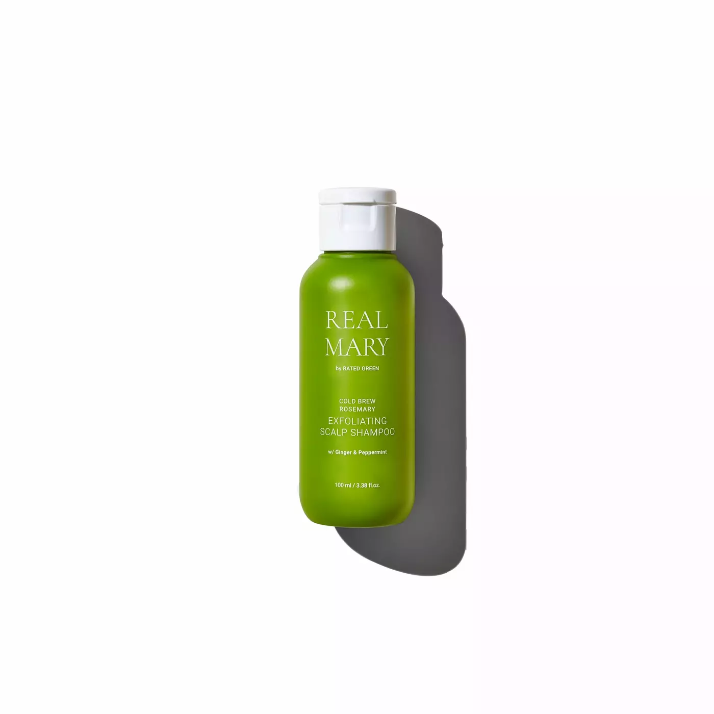 Глибокоочищаючий відлущуючий шампунь з соком розмарину RATED GREEN Real Mary Cold Brewed Rosemary Exfoliating Scalp Shampoo, 100 мл