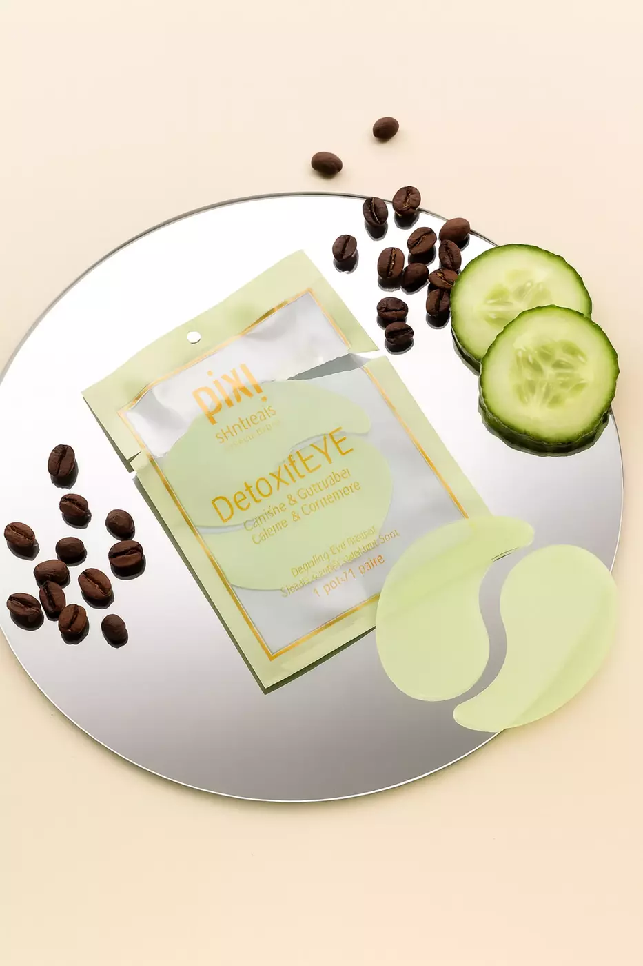 Патчі для зменшення набряків під очима PIXI DETOXIFEYE Depuffing Eye Patches, 1 пара 