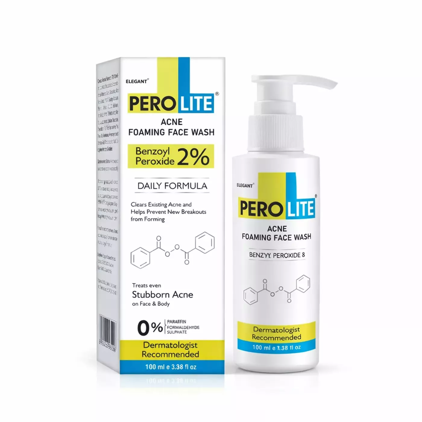 Засіб для очищення проблемної шкіри Perolite Acne Cleanser Foaming Wash 2%, 100 ml 