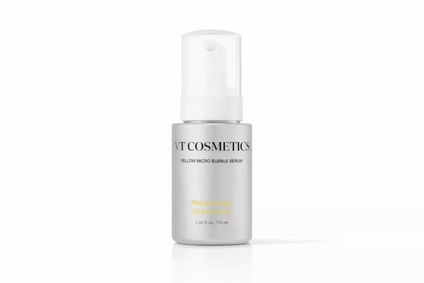 Мікропінна сироватка з ніацинамідом і глутатіоном VT Cosmetics Niacinamide Glutathione Yellow Micro Bubble Serum, 70 ml