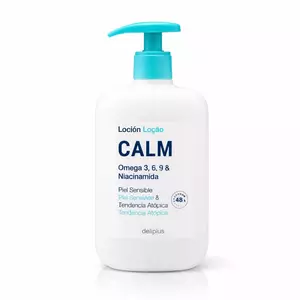 Лосьйон для тіла для чутливої та атопічної шкіри DELIPLUS Calm Body Lotion Omega 3,6,9 & Niacinamide For Sensitive And Atopic Skin, 400 ml 
