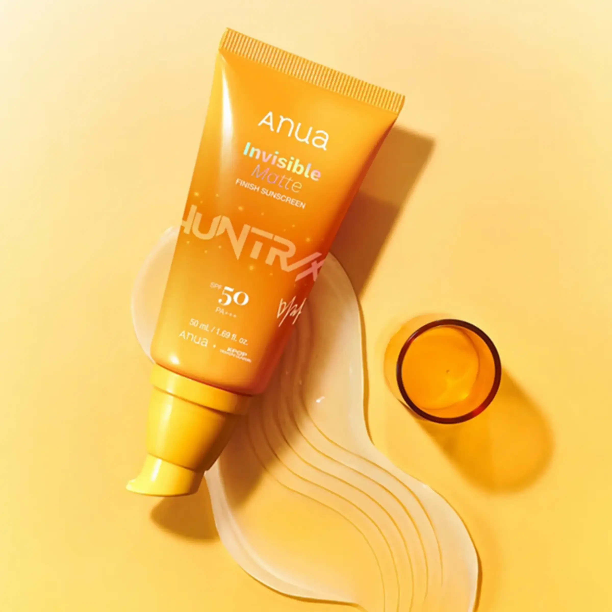 Сонцезахисний крем з матовим фінішем SPF50 ANUA Invisible Matte Finish Sunscreen, 50 ml 