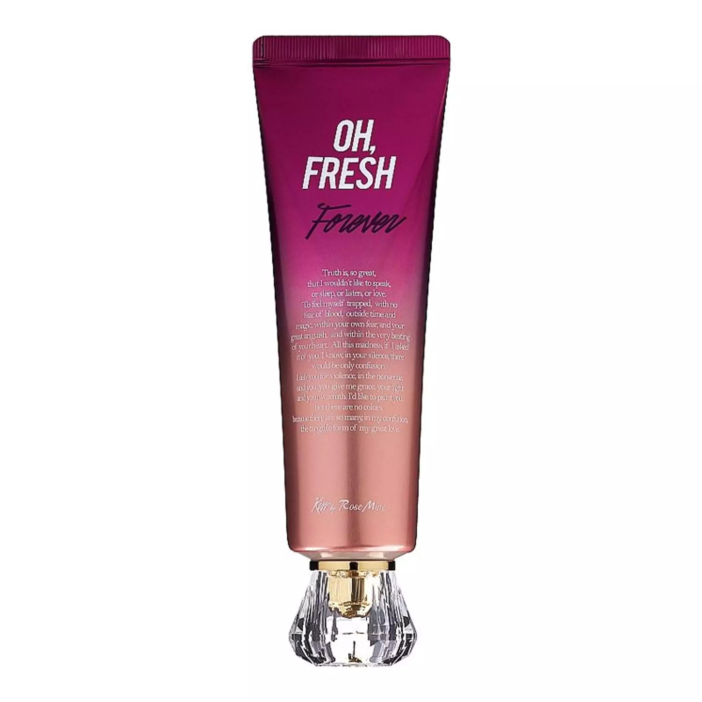 Крем для тіла з квітковим ароматом іриса Fragrance Cream Oh, Fresh Forever Kiss by Rosemine, 140 мл