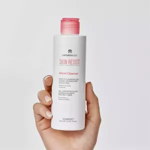 Делікатний гель для демакіяжу та очищення чутливої шкіри Cantabria Labs Skin Resist Velvet Cleanser, 200 мл
