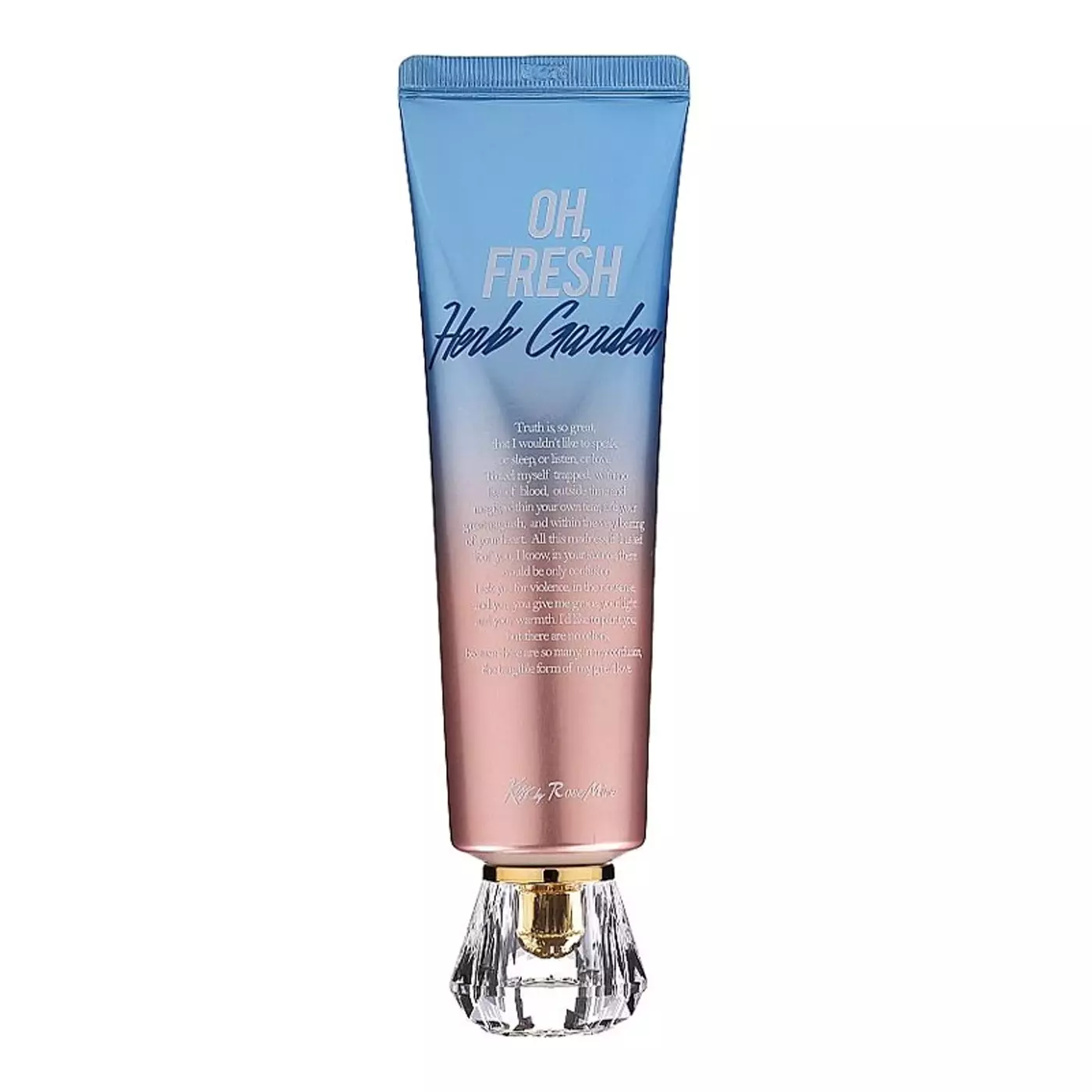 Крем для тіла із свіжим трав'яним ароматом Kiss by Rosemine Fragrance Cream Oh, Fresh Herb Garden, 140 мл