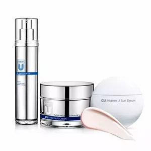 Подарунковий набір CUSKIN Vitamin U Love Care (тонер, крем під очі, сонцезахисна сироватка)