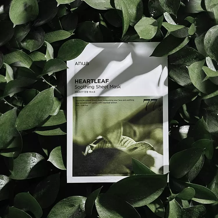 Заспокійлива протизапальна маска з екстрактом хауттюйнії Anua Heartleaf 77 Soothing Mask, 25 мл (1 шт.)