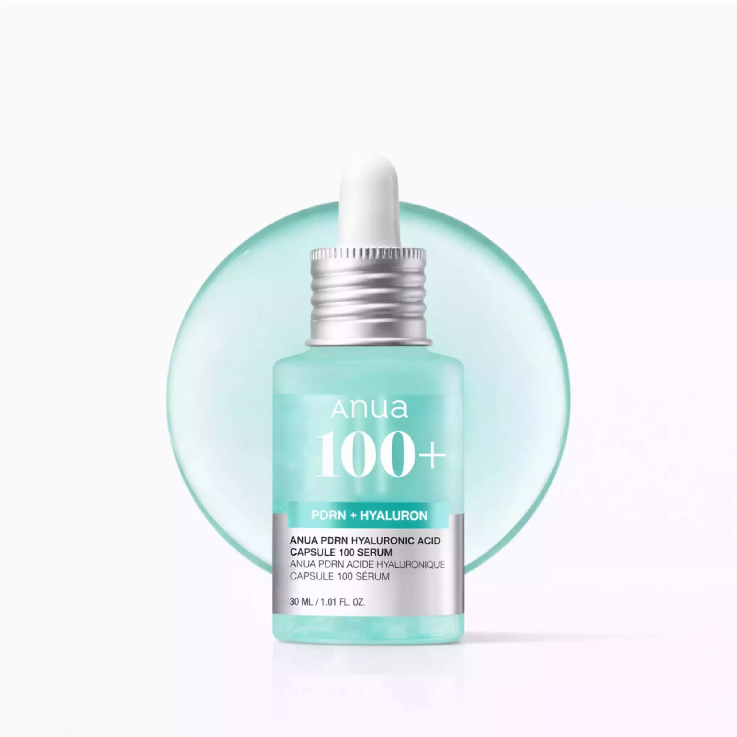 Сироватка для омолодження, зволоження та сяйва шкіри ANUA PDRN Hyaluronic Acid Capsule 100 Serum, 30 ml 