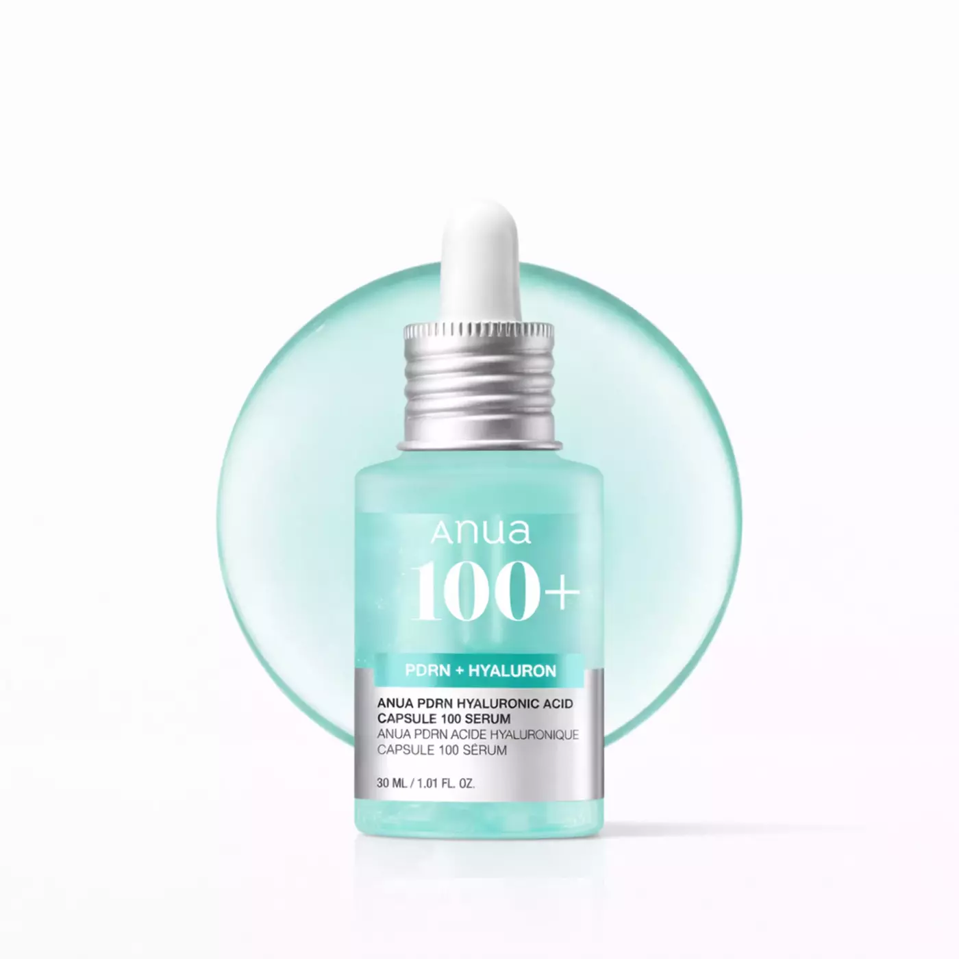 Сироватка для омолодження, зволоження та сяйва шкіри ANUA PDRN Hyaluronic Acid Capsule 100 Serum, 30 ml 