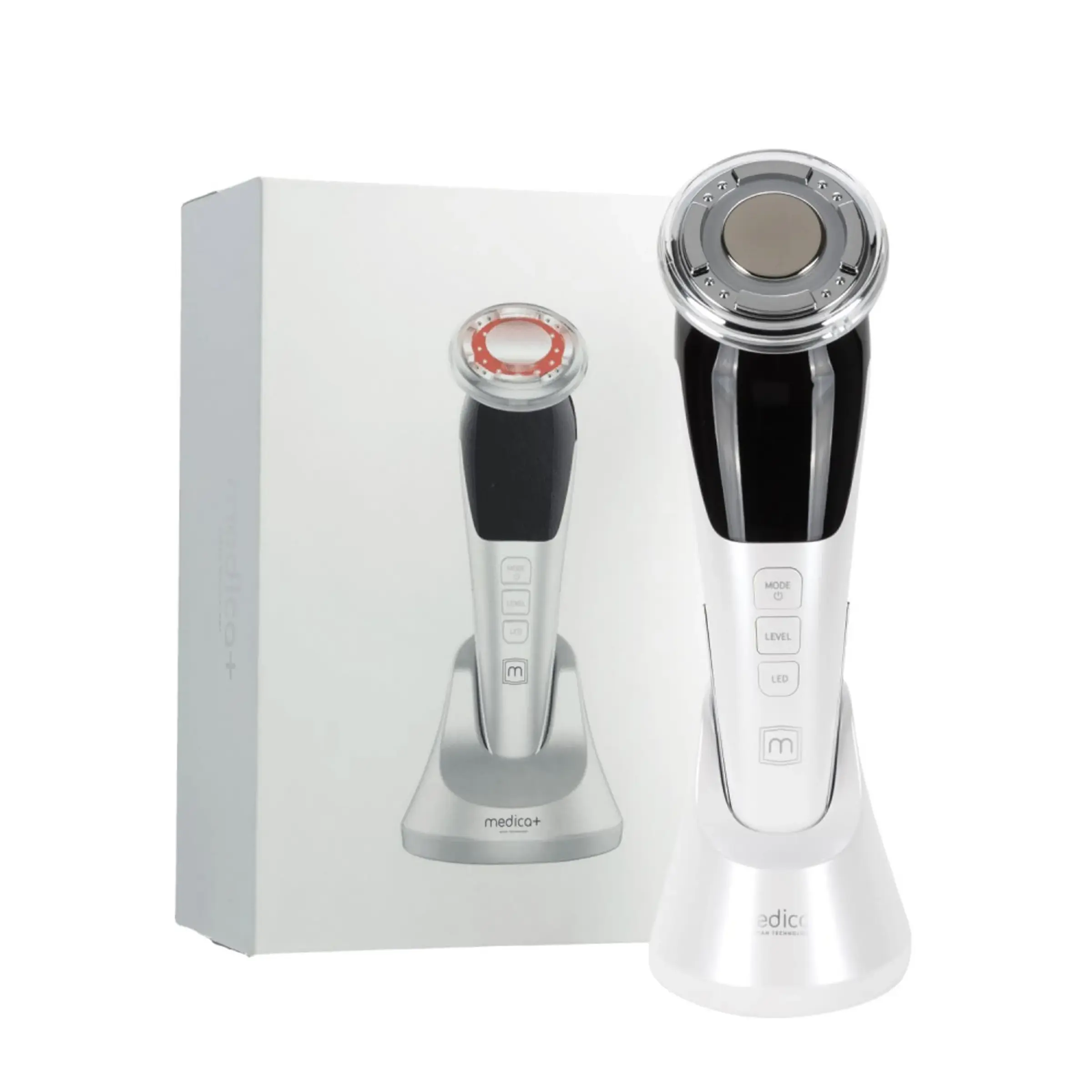 Мікрострумовий RF Lifting Масажер для обличчя Skin Lifting 7.0 White - EMS, LED (Japan)