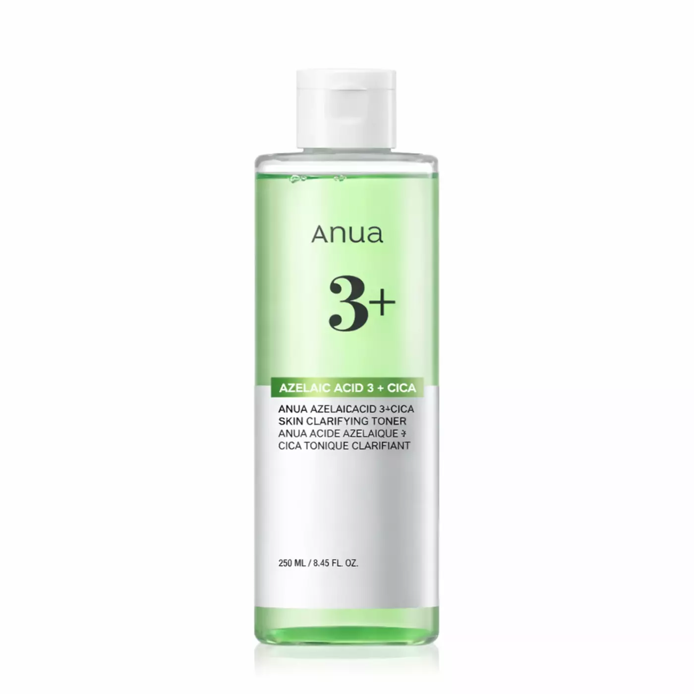 Тонер для очищення шкіри з азелаїновою кислотою 3% та центелою азіатською ANUA Azelaic Acid 3 Cica Skin Clarifying Toner, 250 мл 