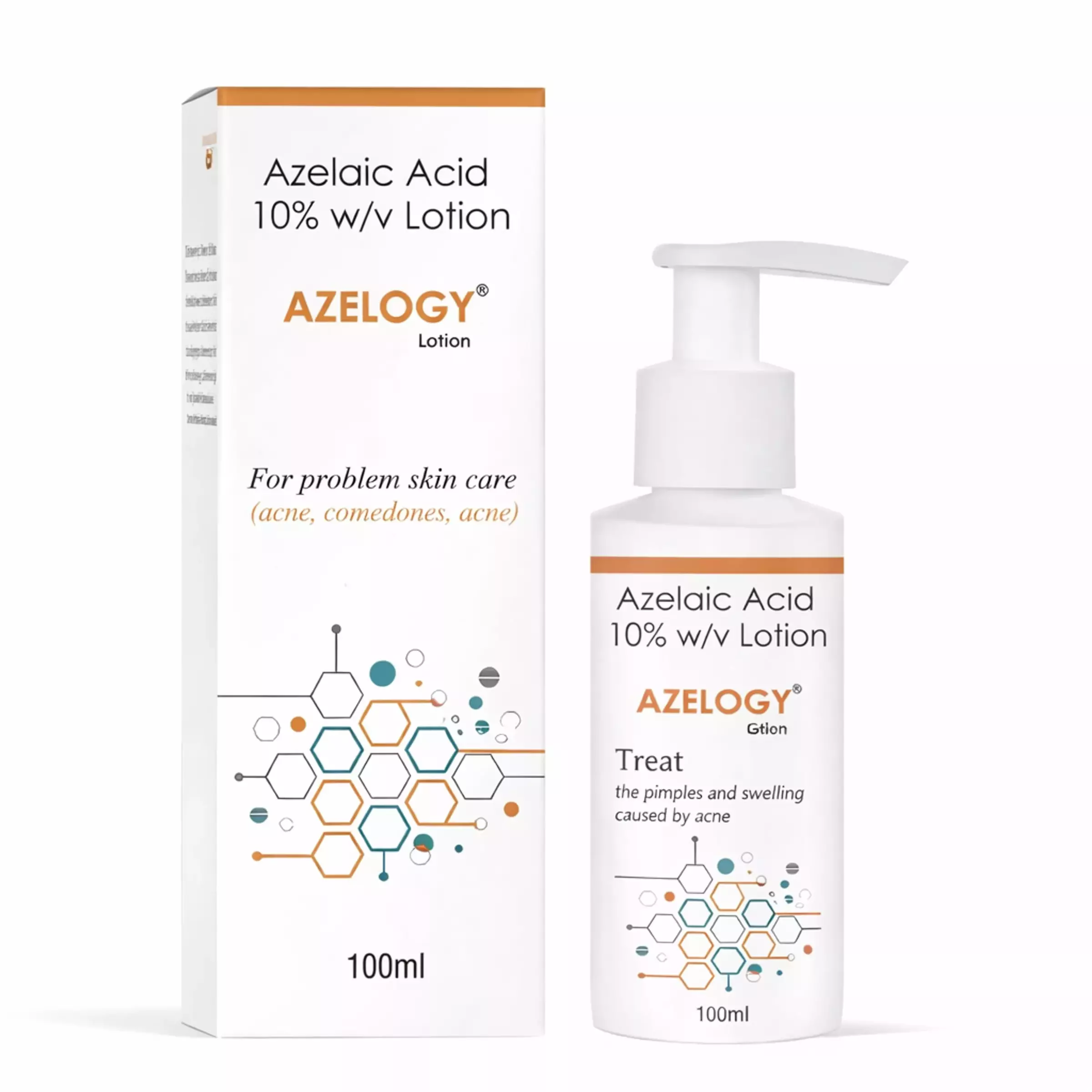 Лосьон з азелаїновою кислотою 10% AZELOGY AZELAIC ACID 10% LOTION 