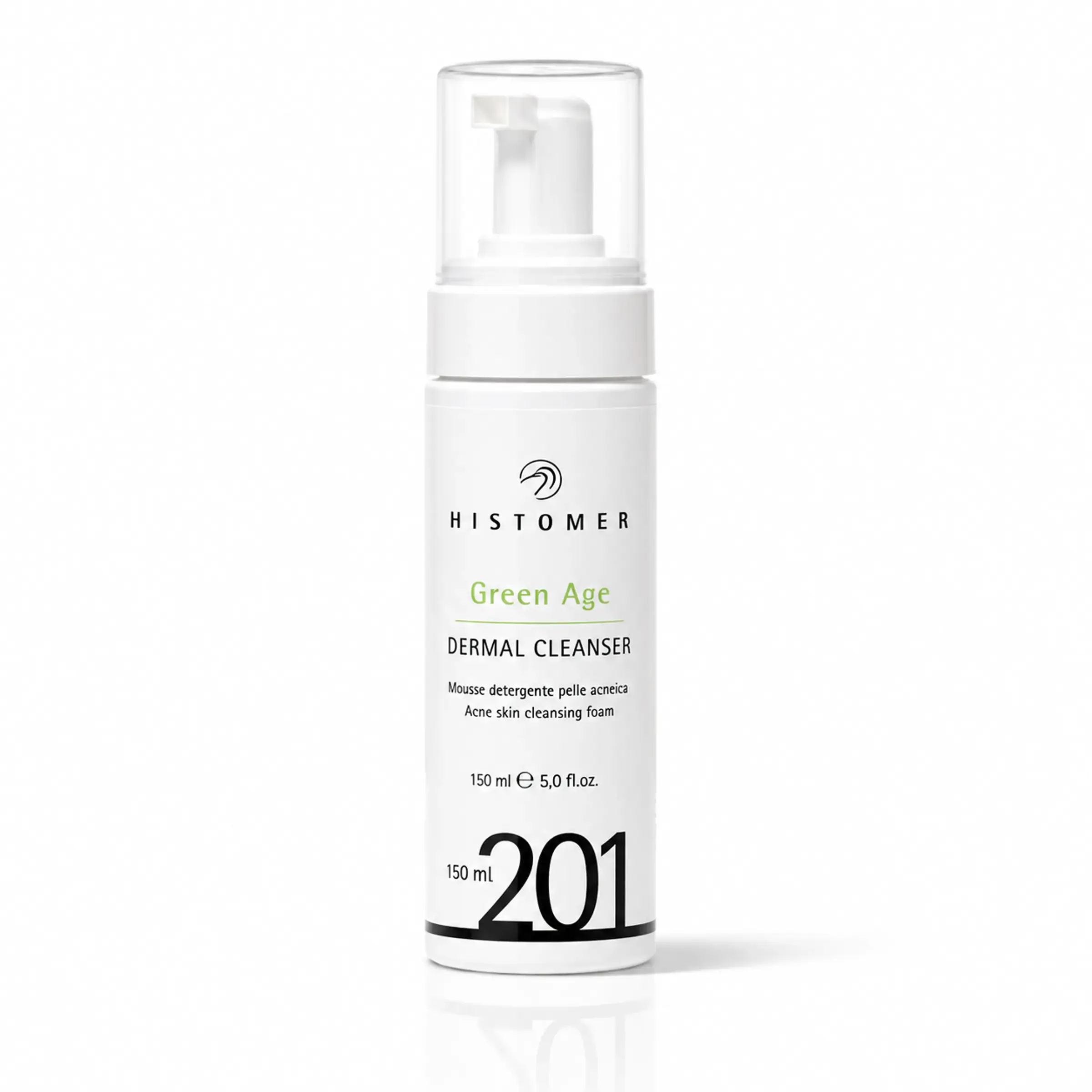  Очищуючий мус для проблемної та жирної шкіри Histomer Green Age Dermal Cleanser, 150 ml