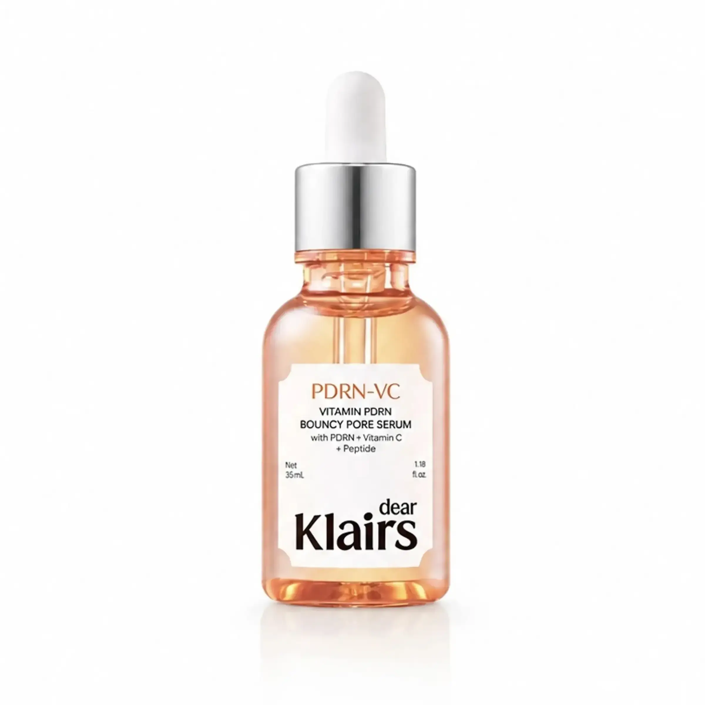 Вітамінна сироватка з рослинним PDRN, 5 формами вітаміну С та пептидами Dear, Klairs  Vitamin PDRN Bouncy Pore Serum, 35 мл 