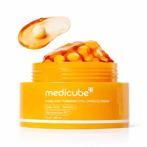 Освітлювальний капсульний крем з койєвою кислотою та куркумою Medicube Kojic Acid Turmeric Vita Capsule Cream, 53 мл 