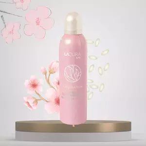 Парфумована гель-піна для душу Lacura Spa Celebration квіти лотоса та екстракт рису, 200 мл