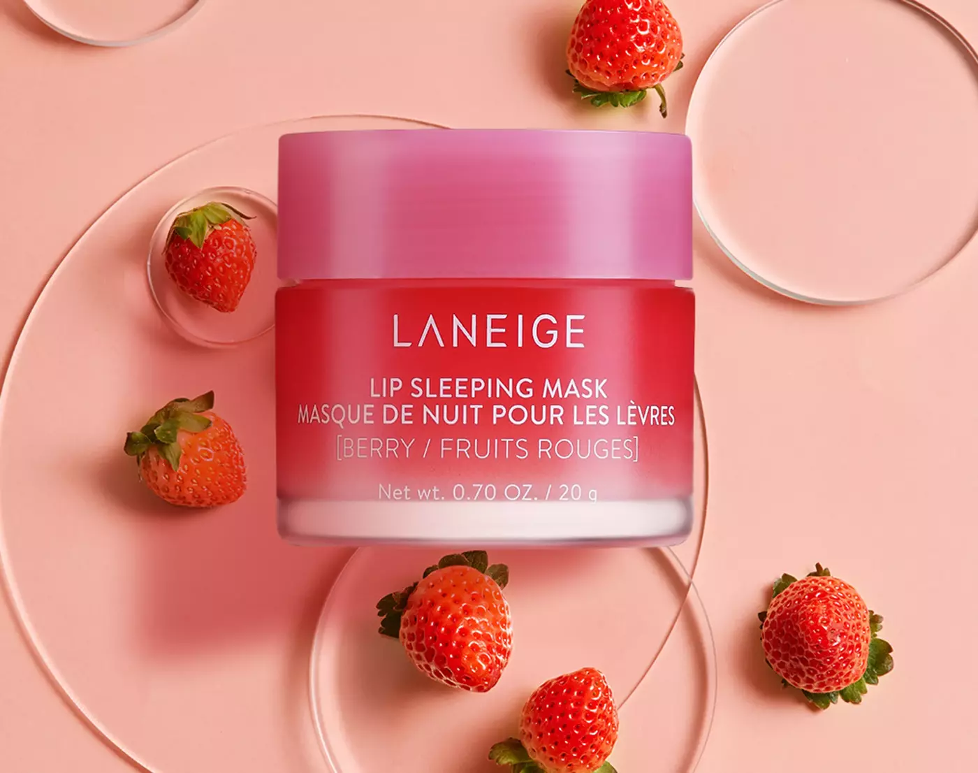 Нічна маска для губ "Лісові ягоди" - LANEIGE Lip Sleeping Mask EX (Berry), 20 g