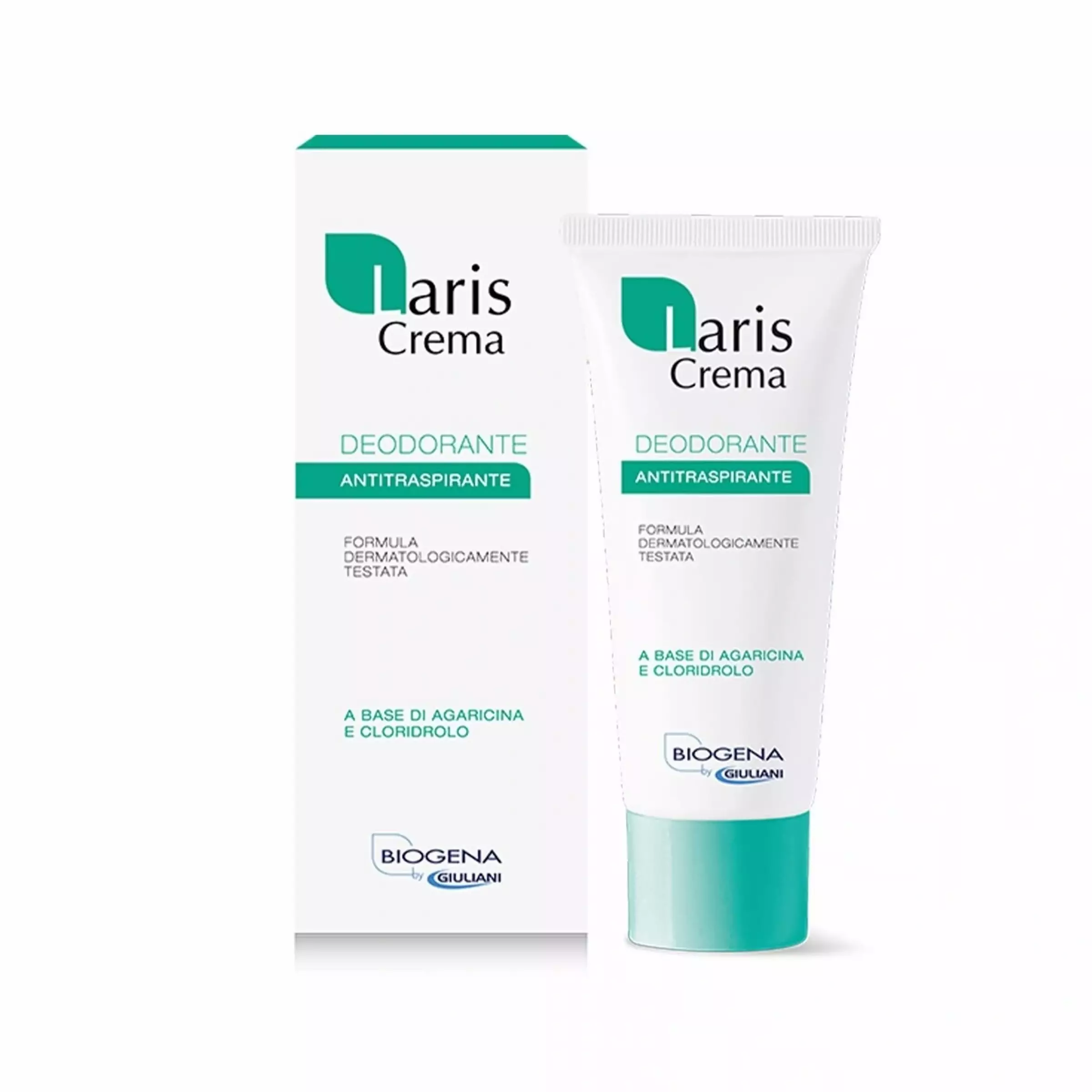 Крем антиперспірант-дезодорант BIOGENA Laris Latte Crema Deodorante Antitranspirante In Crema, 75 ml