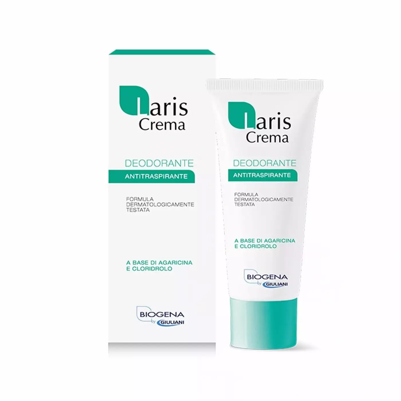 Крем антиперспірант-дезодорант BIOGENA Laris Latte Crema Deodorante Antitranspirante In Crema, 75 ml