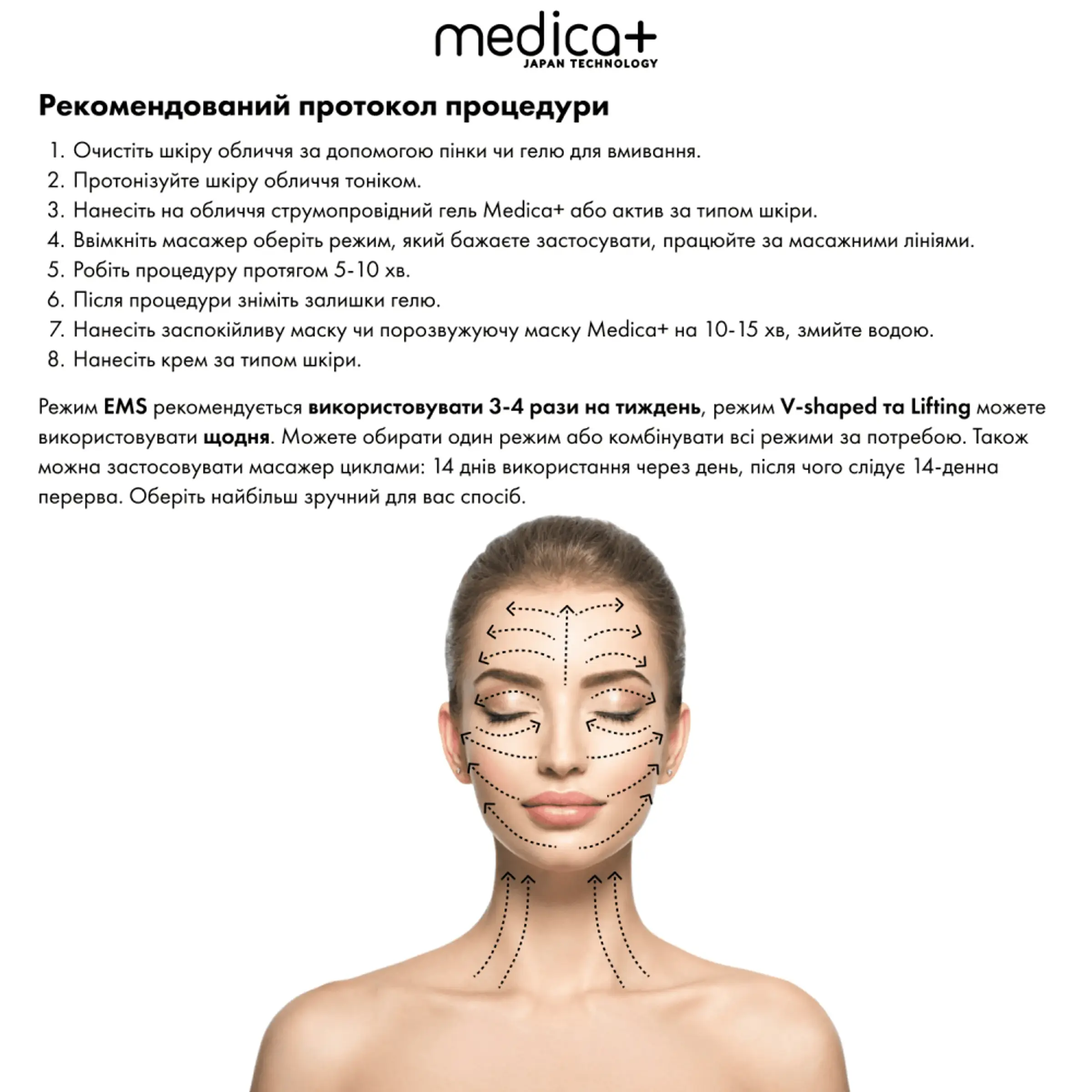 Мікрострумовий ліфтинг MEDICA+ Skin Lifting 6.0 pink (Japan)