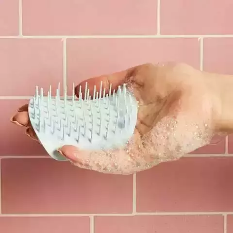 Щітка для масажу голови Tangle Teezer The Scalp Exfoliator and Massager Seafoam Blue