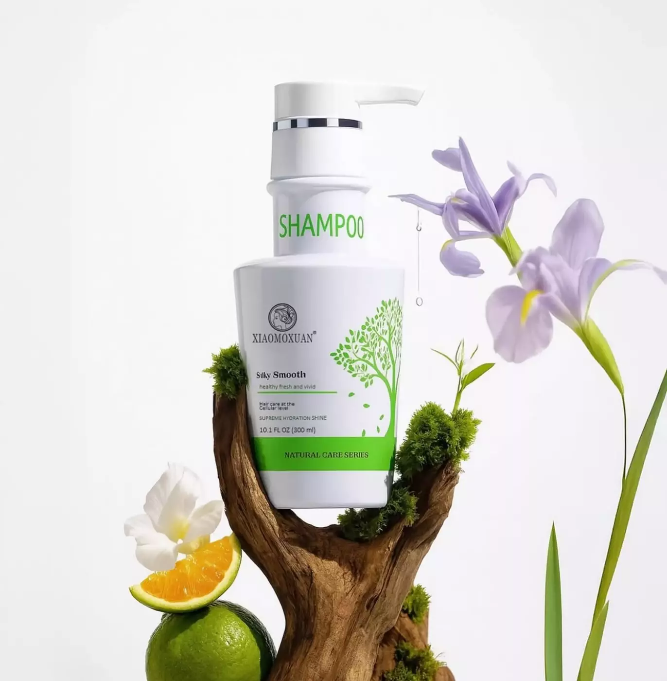 Шампунь для пошкодженого волосся Xiaomoxuan Silky Smooth Shampoo чайне дерево, 350 ml 