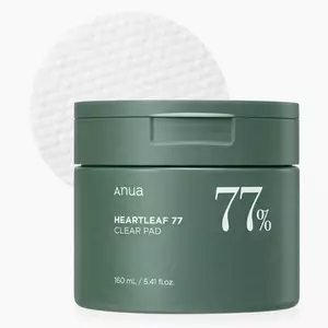 Пілінг-педи з хауттюйнією і PHA-кислотою ANUA Heartleaf 77% Clear Pad, 70 шт.