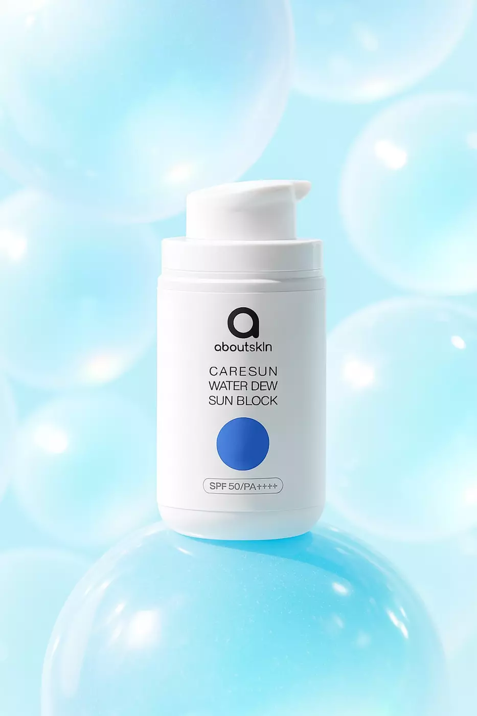 Зволожуючий сонцезахисний крем ABOUTSKIN CareSun Water Dew Sun Block SPF50+/PA++++, 30 мл