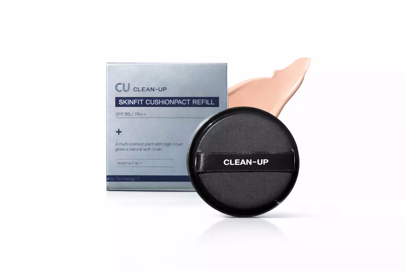 Змінний блок до інноваційного кушону (23 тон) CUSKIN Clean-Up Skinfit Cushionpact No.23 SPF 50+ PA+++ REFILL