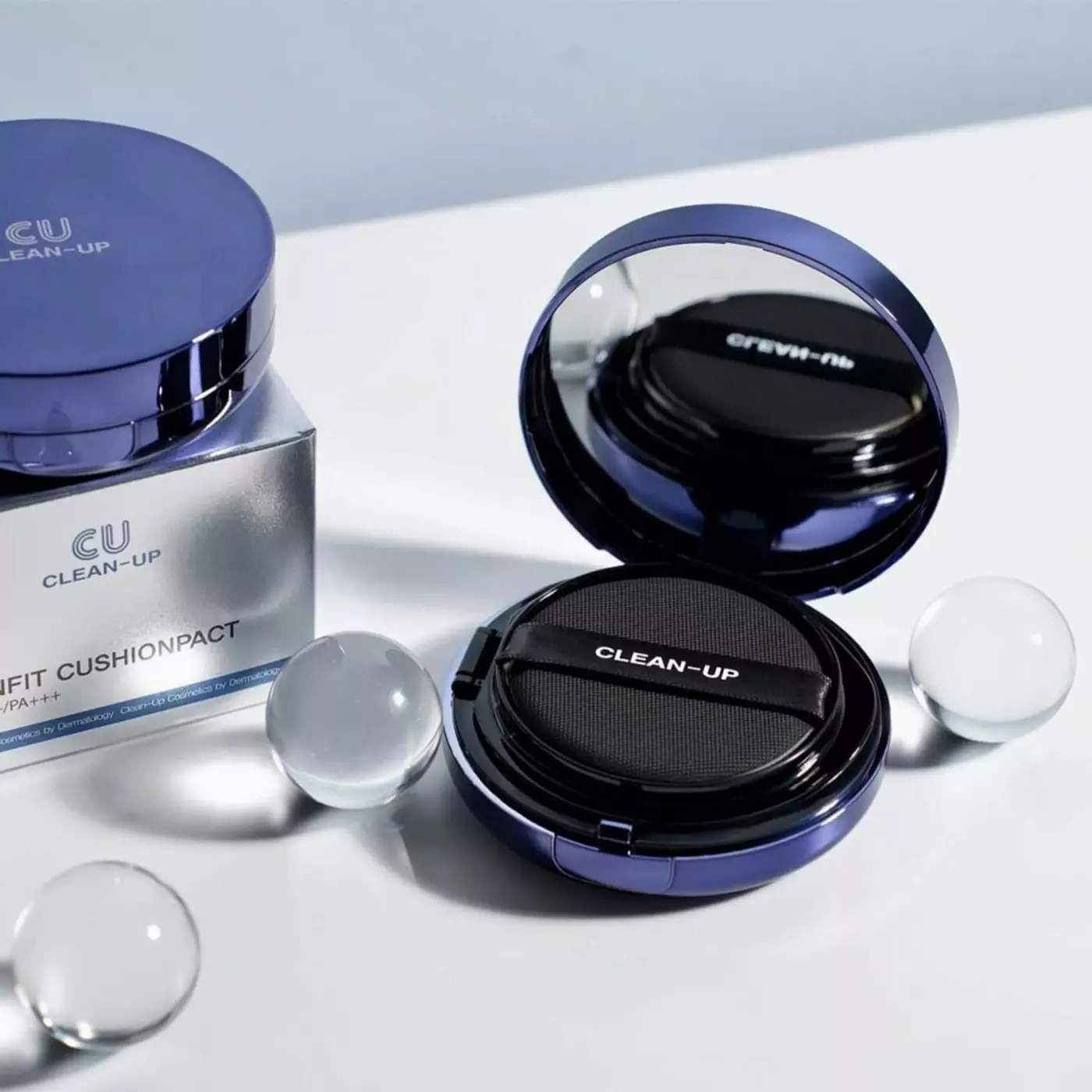 Кушон зі змінним блоком CUSKIN Clean-Up Skinfit Cushion SPF 50/ PA+++